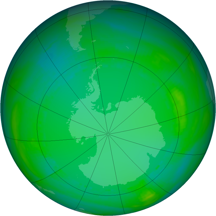 Ozone Map 1981-07-21
